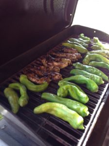 Grilling Hatch Green Chile