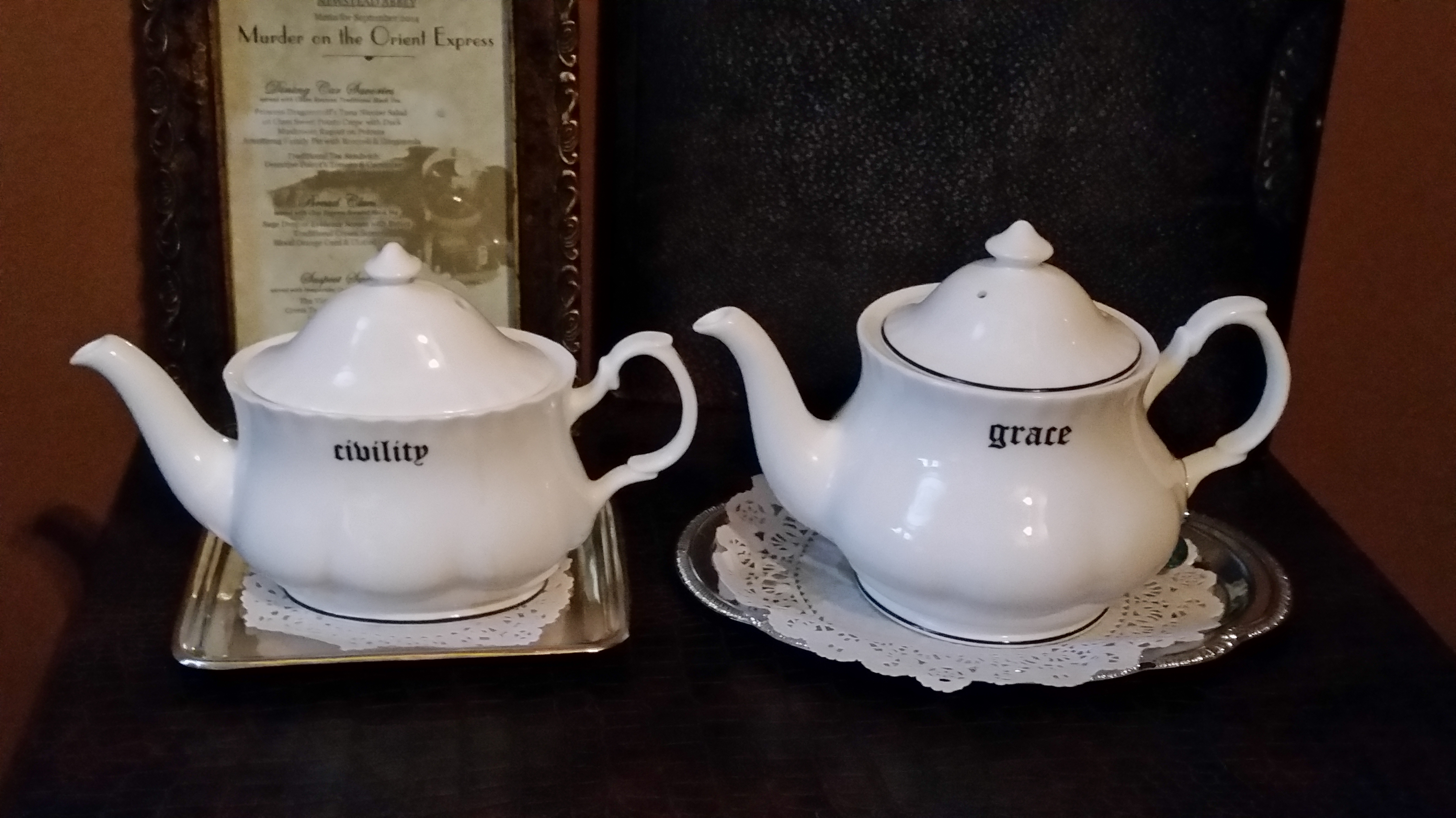 St. James Tearoom Tea Pots