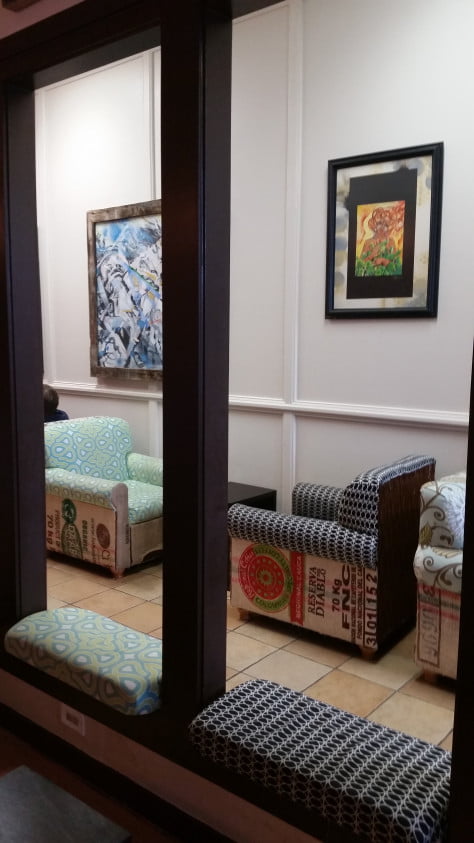 The Brew Albuquerque seating area