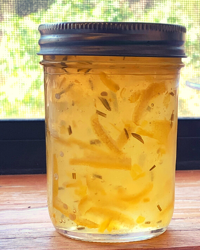 Lavender Lemon Drop Jelly Jar
