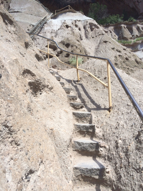Alcove House Bandelier Going Up