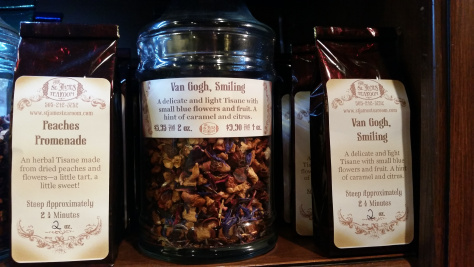cool-tea-names The gift shop sells a variety of loose teas with fun & unique names and flavors.