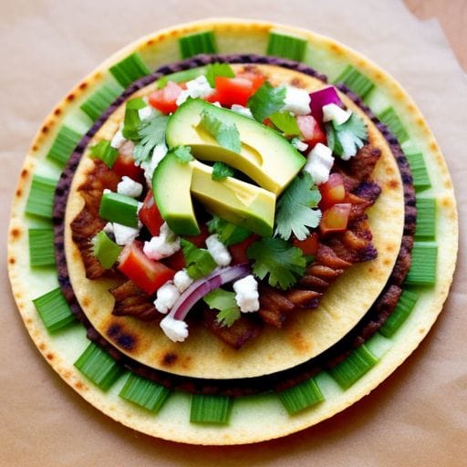 Tostadas mexican foods