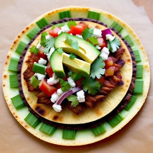 Tostadas mexican foods