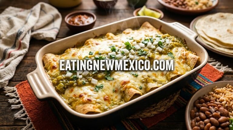 Hatch Green Chile Enchiladas